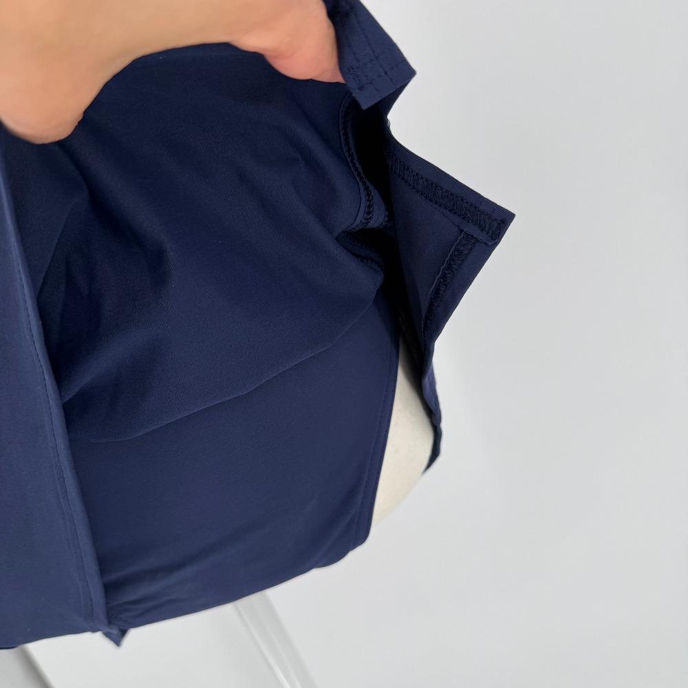 Lands End Swim Skirt‎ Navy Blue Womens 8 Athletic Beach Skort Coastal Activewear - Picture 5 of 8